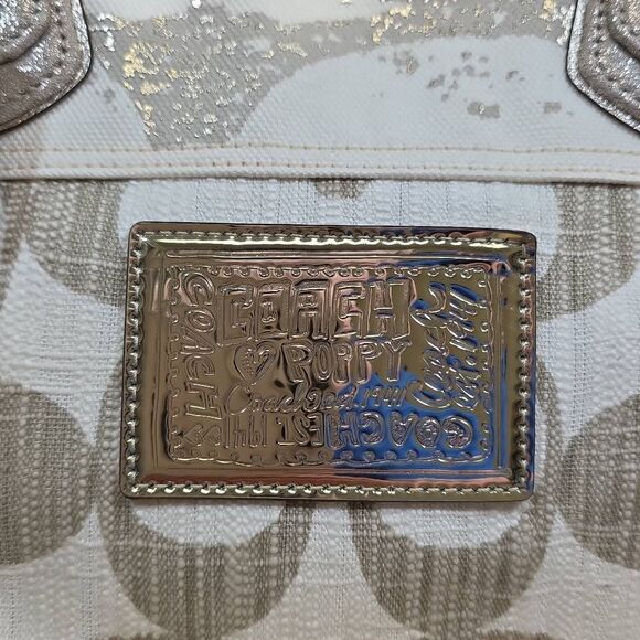 Coach Poppy Patchwork Tote and Wallet - Picture 4 of 16